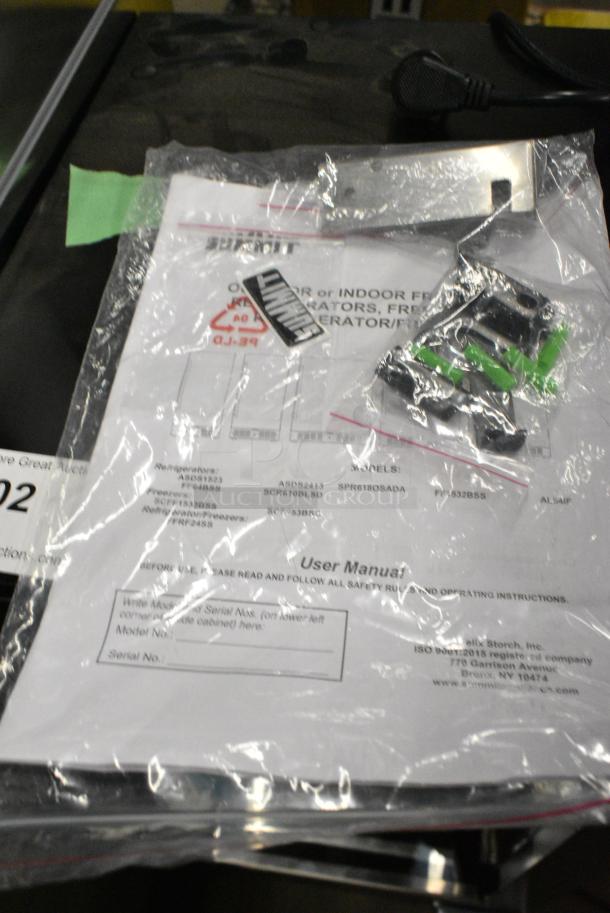 BRAND NEW SCRATCH AND DENT! Summit Appliance ASDS1523 Stainless Steel 15" Shallow Depth ADA-Height Built-In Undercounter Refrigerator - 115 Volts, 1 Phase. - Image 6 of 6