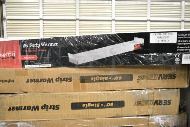 BRAND NEW SCRATCH AND DENT Avantco 177SW36IN 36" Strip Warmer with Adjustable Infinite Control . 120 Volts, 1 Phase. - Image 2 of 9