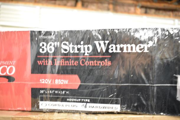 BRAND NEW SCRATCH AND DENT Avantco 177SW36IN 36" Strip Warmer with Adjustable Infinite Control . 120 Volts, 1 Phase. - Image 3 of 9