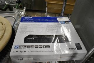 BRAND NEW SCRATCH AND DENT! Speco Technologies 16-Channel 8MP Network Video Recorder with Intelligent Analytics and Bult-In PoE N16JLN2TB - 8W