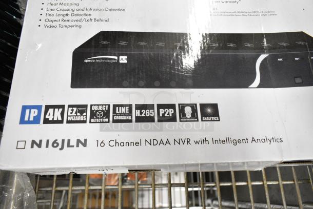 BRAND NEW SCRATCH AND DENT! Speco Technologies 16-Channel 8MP Network Video Recorder with Intelligent Analytics and Bult-In PoE N16JLN2TB - 8W - Image 2 of 2