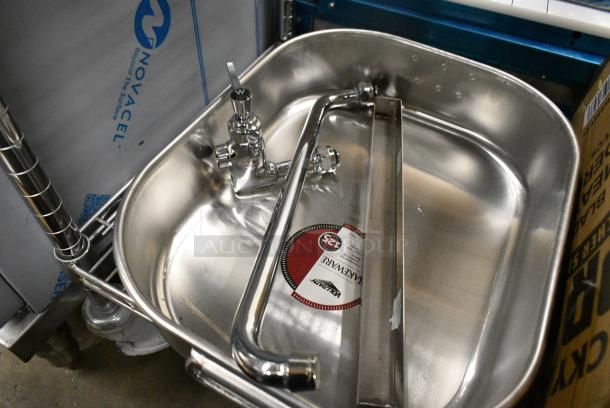 BRAND NEW SCRATCH AND DENT! Lot of 5 Various Items Including Faucet, Pan, Purell Unit. - Image 3 of 3