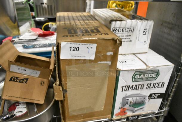 BRAND NEW SCRATCH AND DENT! Backyard Pro 554BSMT31 Butcher Series 31-Blade Manual Meat Tenderizer with Two Legs and Clamps - Image 3 of 7