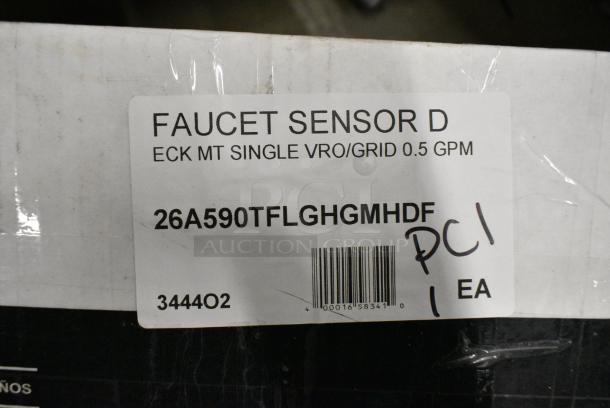 BRAND NEW SCRATCH AND DENT! 26A590TFLGHGMHDF Delta Faucet 590-TFLGHGMHDF Deck Mount Electronic Lavatory Touchless Faucet with Vandal-Resistant 0.5 GPM Aerator and H2Optics Technology - Image 4 of 9