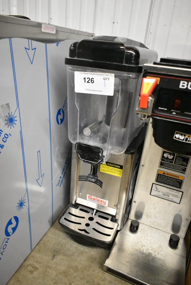 BRAND NEW SCRATCH AND DENT! Galaxy 177GRBD3G1 Single 3 Gallon Bowl Refrigerated Beverage Dispenser. 120 Volts, 1 Phase. Tested and Powers On But Does Not Get Cold - Image 2 of 4
