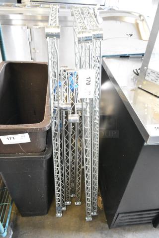 ALL ONE MONEY! Lot of 7 Chrome Finish Wire Shelves. Includes 18x48x2