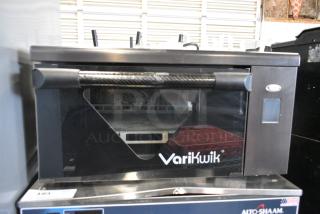 BRAND NEW SCRATCH AND DENT! 2024 Cadco VariKwik VK-120 Stainless Steel Commercial Countertop Electric Powered Convection Oven. 120 Volts, 1 Phase. Tested and Working!