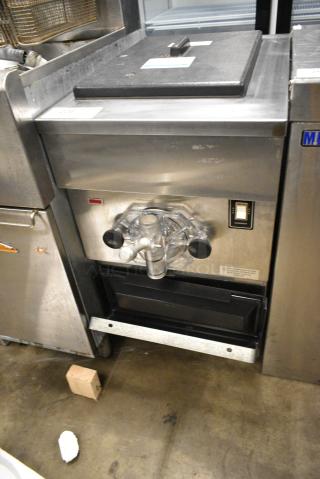 SaniServ A7081H Stainless Steel Commercial Countertop Single Flavor Frozen Beverage Machine. 115 Volts, 1 Phase.