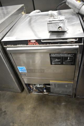CMA 181-VL Stainless Steel Commercial Undercounter Dishwasher.