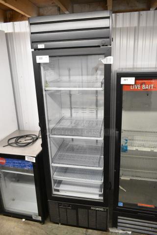 2019 Habco SE18HC Stainless Steel Commercial Single Door Reach In Cooler Merchandiser w/ Poly Coated Racks. 115 Volts, 1 Phase. Tested and Working!