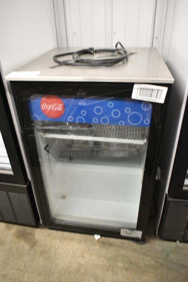 Imbera EVC04 Stainless Steel Commercial Single Door Mini Cooler Merchandiser w/ Poly Coated Racks. 115 Volts, 1 Phase. Tested and Does Not Power On - Image 1 of 4