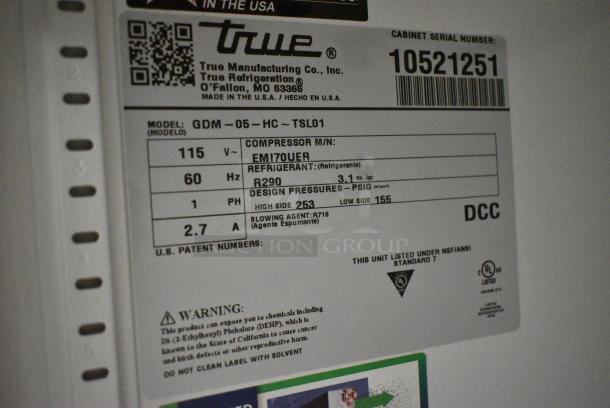 BRAND NEW! 2022 True GDM-05-HC Metal Commercial Mini Cooler Merchandiser. 115 Volts, 1 Phase. Tested and Working! - Image 4 of 4