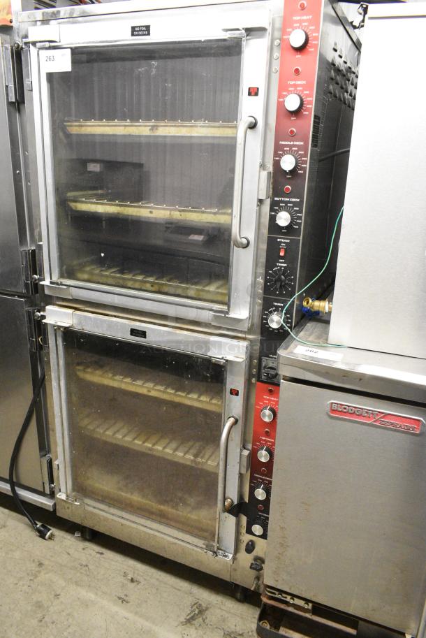 Piper Products DO-6-S-240 Stainless Steel Commercial Electric Powered Bakery Oven  on Commercial Casters. 120/240 Volts, 3 Phase. - Image 3 of 8
