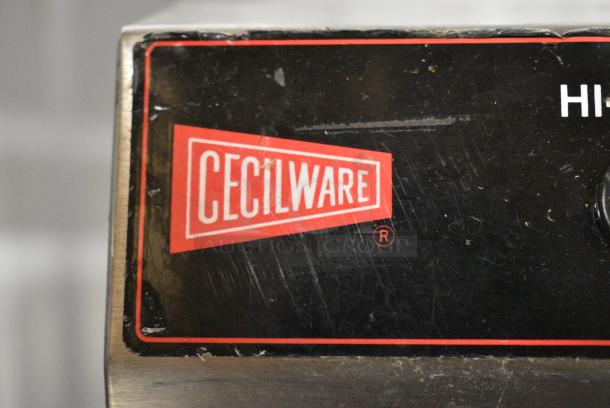 Cecilware Stainless Steel Countertop Electric Powered Fryer. 120 Volts, 1 Phase. - Image 2 of 8