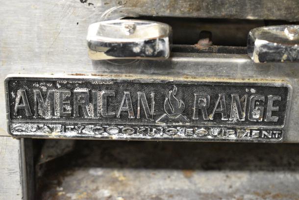 American Range Stainless Steel Countertop Gas Powered Single Burner Stock Pot Range. Missing Grate. - Image 2 of 6