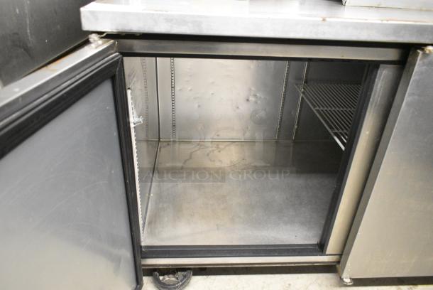 2018 True TUC-93-HC Stainless Steel Commercial 3 Door Undercounter Cooler on Commercial Casters. 115 Volts, 1 Phase. Tested and Powers On But Does Not Get Cold - Image 2 of 6