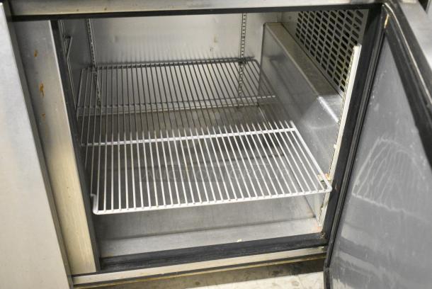 2018 True TUC-93-HC Stainless Steel Commercial 3 Door Undercounter Cooler on Commercial Casters. 115 Volts, 1 Phase. Tested and Powers On But Does Not Get Cold - Image 4 of 6