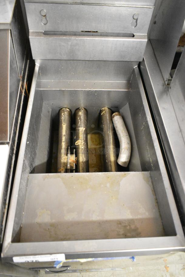 Sir Lawrence 40C Stainless Steel Commercial Floor Style Natural Gas Powered Deep Fat Fryer. 105,000 BTU. - Image 3 of 6