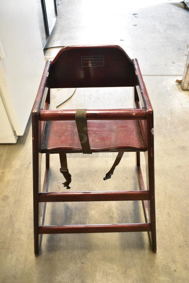 4 Wooden High Chair. 4 Times Your Bid! - Image 5 of 6
