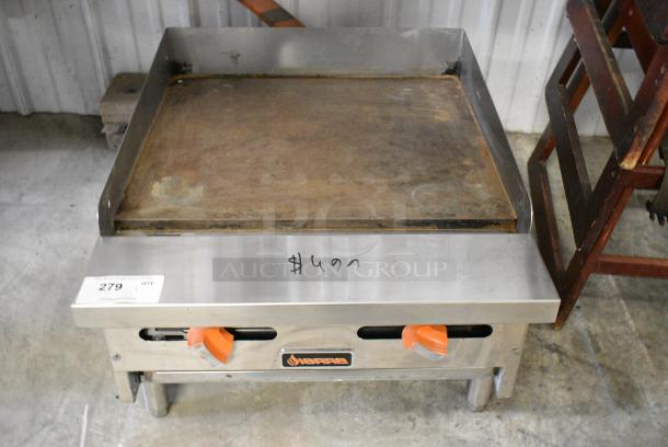 Sierra Stainless Steel Commercial Countertop Natural Gas Powered Flat Top Griddle. 23,000 BTU. - Image 2 of 6