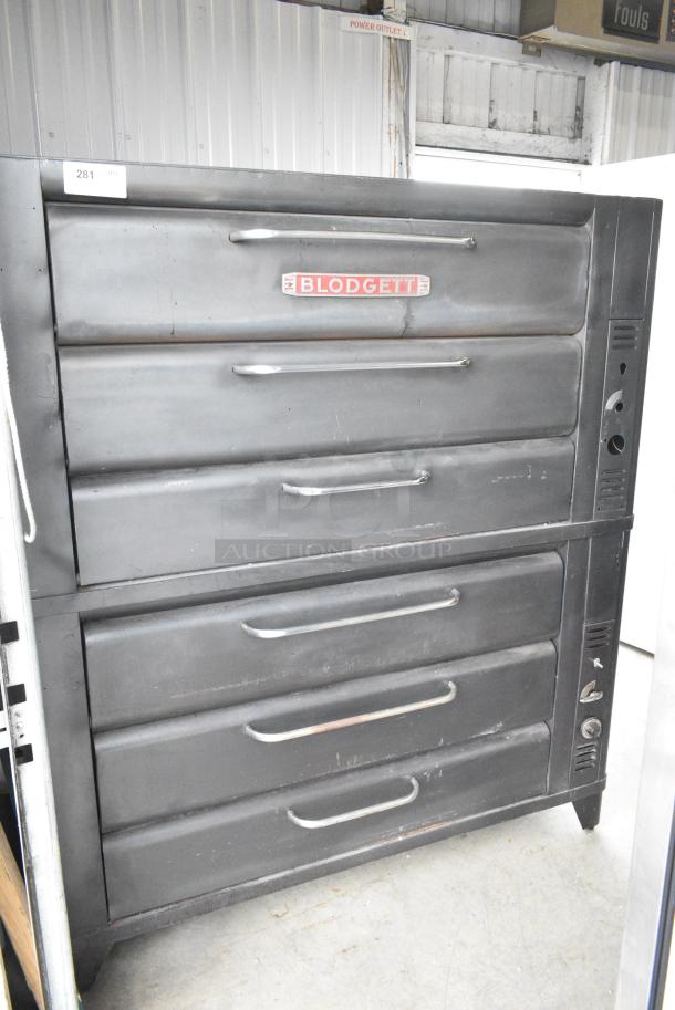 2 Blodgett Metal Commercial Natural Gas Powered 2 Deck Pizza Oven. 2 Times Your Bid! - Image 1 of 10