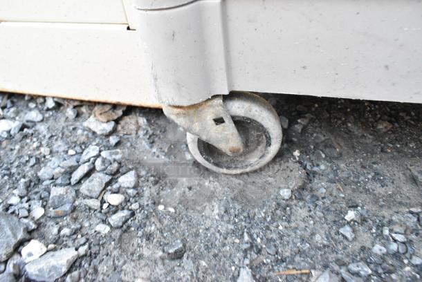 Gray Poly 3 Tier Cart on Commercial Casters. - Image 3 of 3