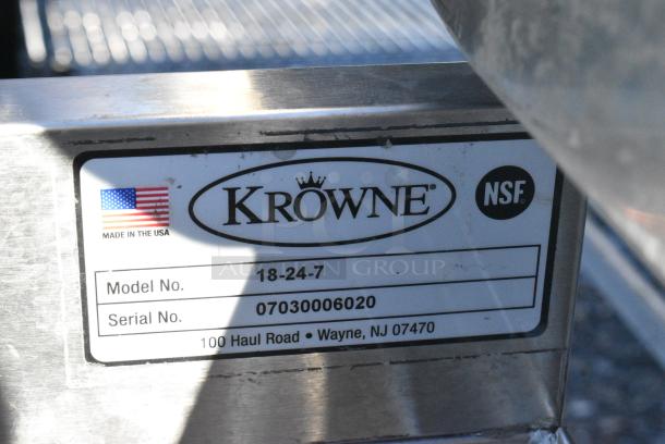 Krowne 18-24-7 Stainless Steel Commercial Ice Bin w/ Cold Plate. - Image 3 of 3