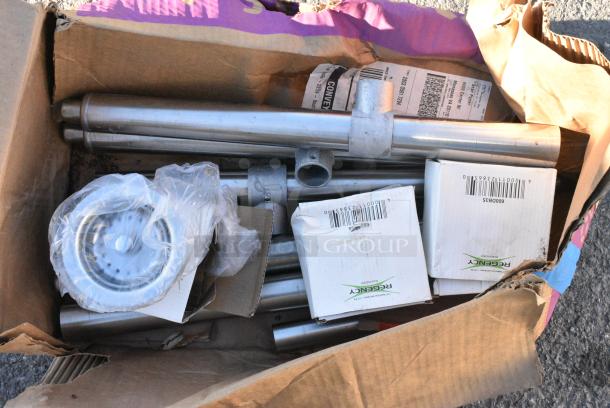 BRAND NEW SCRATCH AND DENT! Regency 600S31014 Stainless Steel 3 Bay Sink w/ Drains. Bay 14x12 - Image 2 of 11