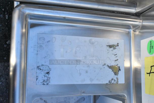 BRAND NEW SCRATCH AND DENT! Steelton 522CS31014LR Stainless Steel 3 Bay Sink w/ Dual Drain Boards. No Legs. Bays 10x14x12. Drain Boards 10x16 - Image 4 of 5