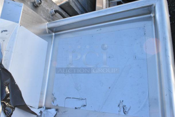 BRAND NEW SCRATCH AND DENT! Regency 600S21717218 Stainless Steel 3 Bay Sink w/ Dual Drain Boards. No Legs. - Image 5 of 6