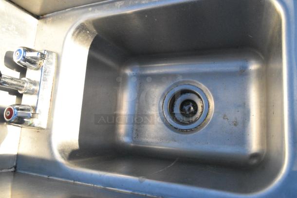 Stainless Steel Commercial Table w/ Silver King Drop In, Sink and Cut Out. - Image 7 of 8