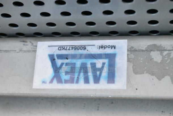 Lavex 6006477KD Metal Mat Transport and Wash Cart on Commercial Casters. - Image 4 of 4