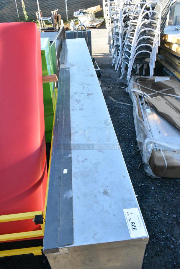 Stainless Steel Counter w/ 2 Under Shelves. - Image 4 of 4
