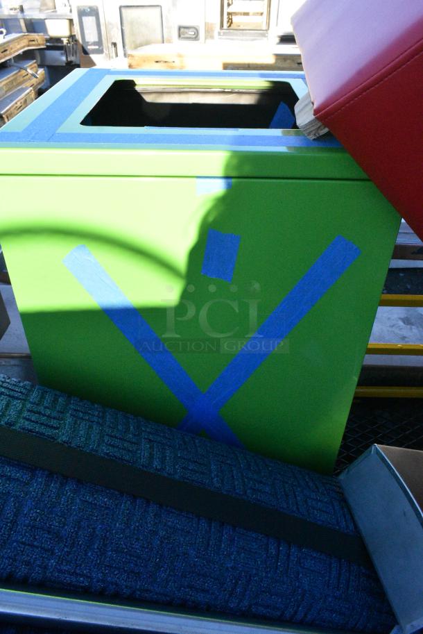 BRAND NEW SCRATCH AND DENT! Gorilla Carts Yellow Metal Cart w/ BRAND NEW SCRATCH AND DENT! Contents Including Rugs and Cushion. - Image 5 of 8