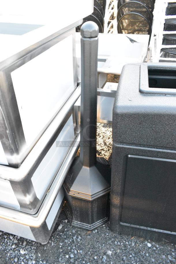 7 Various Items Including 2 Trash Can Shells, 2 Window Washer Fluid Stations, Smokers Outpost. 7 Times Your Bid! - Image 6 of 6