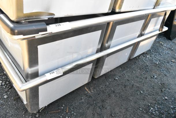 BRAND NEW SCRATCH AND DENT! Regency 600S32323 Stainless Steel 3 Bay Sink. No Legs. - Image 2 of 3