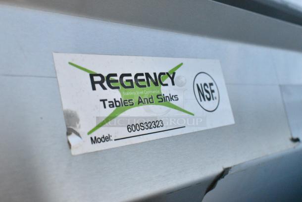 BRAND NEW SCRATCH AND DENT! Regency 600S32323 Stainless Steel 3 Bay Sink. No Legs. - Image 3 of 3