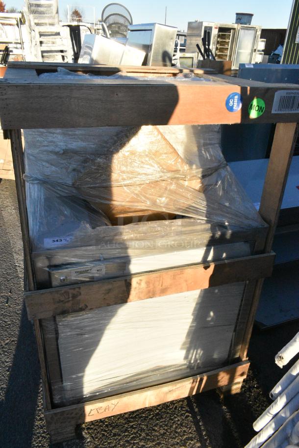 BRAND NEW SCRATCH AND DENT! Regency 600PHS30C Single Bowl Cold Water Portable Hand Sink Cart - Image 2 of 10