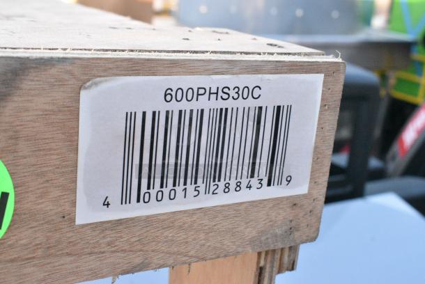 BRAND NEW SCRATCH AND DENT! Regency 600PHS30C Single Bowl Cold Water Portable Hand Sink Cart - Image 3 of 10