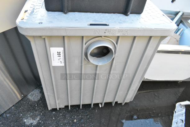 BRAND NEW SCRATCH AND DENT! Canplas 3950A04 Metal Commercial Grease Trap. - Image 1 of 3