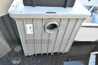 BRAND NEW SCRATCH AND DENT! Canplas 3950A04 Metal Commercial Grease Trap.