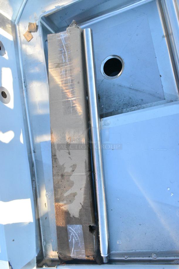 BRAND NEW SCRATCH AND DENT! Regency 600DDT48L Stainless Steel Dirty Side Dish Table. - Image 3 of 5