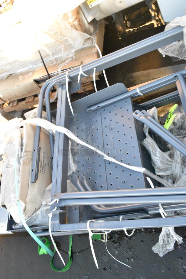 BRAND NEW SCRATCH AND DENT! Ballymore Gray Metal Ladder Stair - Image 2 of 5