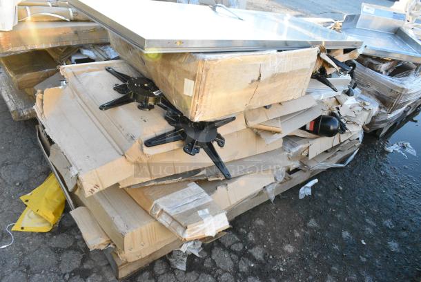 14 BRAND NEW SCRATCH AND DENT! Items Including Table Leg Pieces, Door, 910CACU24WO Fan. 14 Times Your Bid! - Image 1 of 8