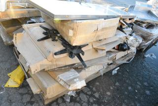 14 BRAND NEW SCRATCH AND DENT! Items Including Table Leg Pieces, Door, 910CACU24WO Fan. 14 Times Your Bid!