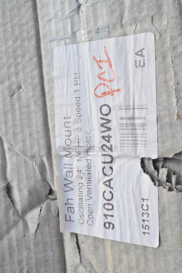 14 BRAND NEW SCRATCH AND DENT! Items Including Table Leg Pieces, Door, 910CACU24WO Fan. 14 Times Your Bid! - Image 6 of 8