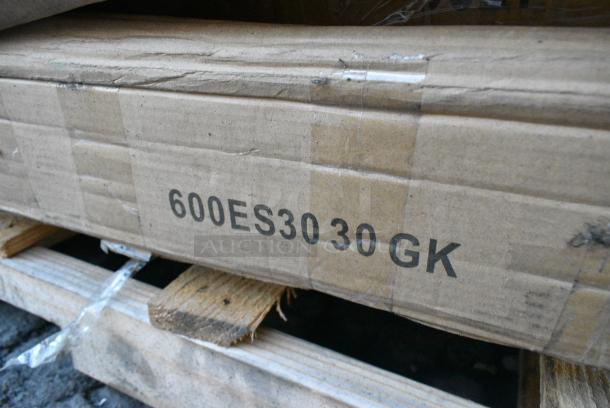 10 BRAND NEW SCRATCH AND DENT! Items Including Regency 460SS2442 Spec Line 24" x 42" NSF Stainless Steel Solid Shelf, Regency 600ES3030GK 30" x 30" 16 Gauge Stainless Steel Equipment Stand with Galvanized Undershelf and Casters, 177AOGT3627 35 7/8" x 27" x 4" Add-On 6 Burner Griddle Top, Regency 600T2484G 24" x 84" 18-Gauge 304 Stainless Steel Commercial Work Table with Galvanized Legs and Undershelf. 10 Times Your Bid! - Image 4 of 6