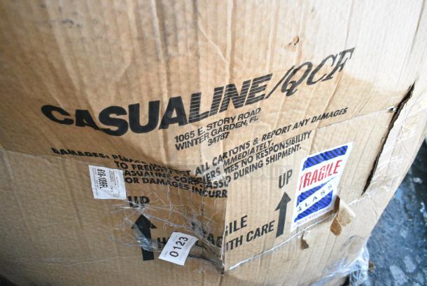 BRAND NEW SCRATCH AND DENT! Casualine QCF 274HKCARTLCK Lavex Hotel / Housekeeping Cart - Large Locking Three Shelf. May Be Missing Pieces. - Image 3 of 4