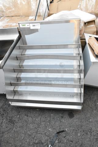 BRAND NEW SCRATCH AND DENT! Regency 600LDR2624 Stainless Steel Bottle Merchandiser. No Legs.