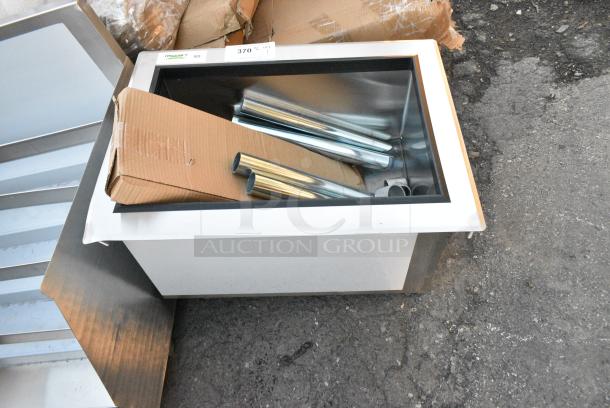 BRAND NEW SCRATCH AND DENT! Regency 600DIIB1824 Stainless Steel Drop In Ice Bin. - Image 1 of 5